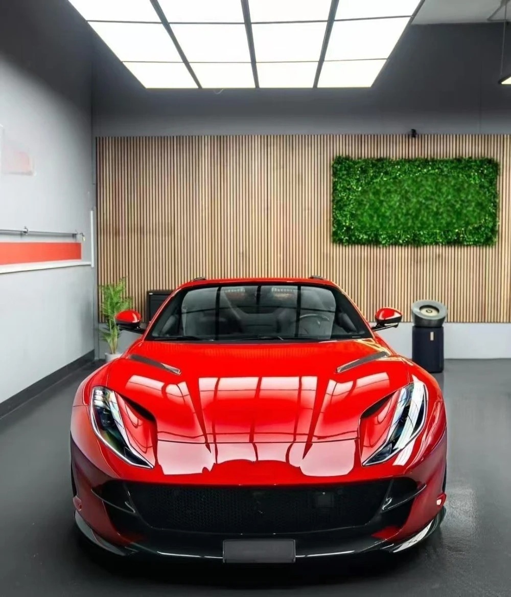 812 Body Kits for  Perfect Quality Fast Delivery Dry Carbon Fiber Front Lip Side Skirt Rear Corner Guard Diffuser Spoiler